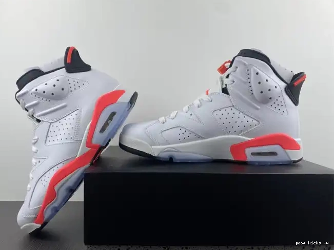 384664-123 White Jordan 6 Retro Infrared (2014) 0519